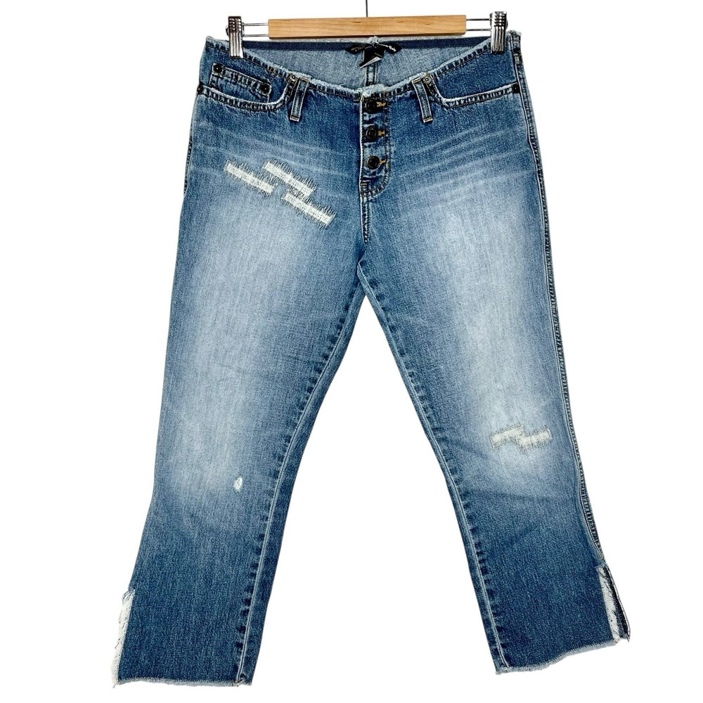Abercrombie & Fitch Y2K Low Rise Cropped Jeans Womens 4